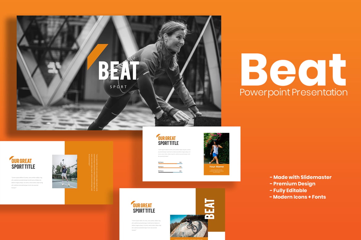 Template Powerpoint Beat - Solusi Presentasi Serbaguna