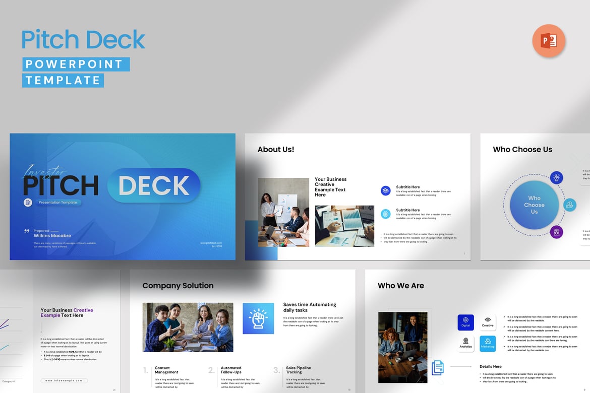 Template Presentasi Investor Pitch Deck yang Menarik dan Profesional