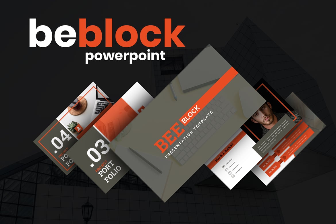 Template Presentasi Powerpoint Beblock - Solusi Kreatif untuk Bisnis Anda