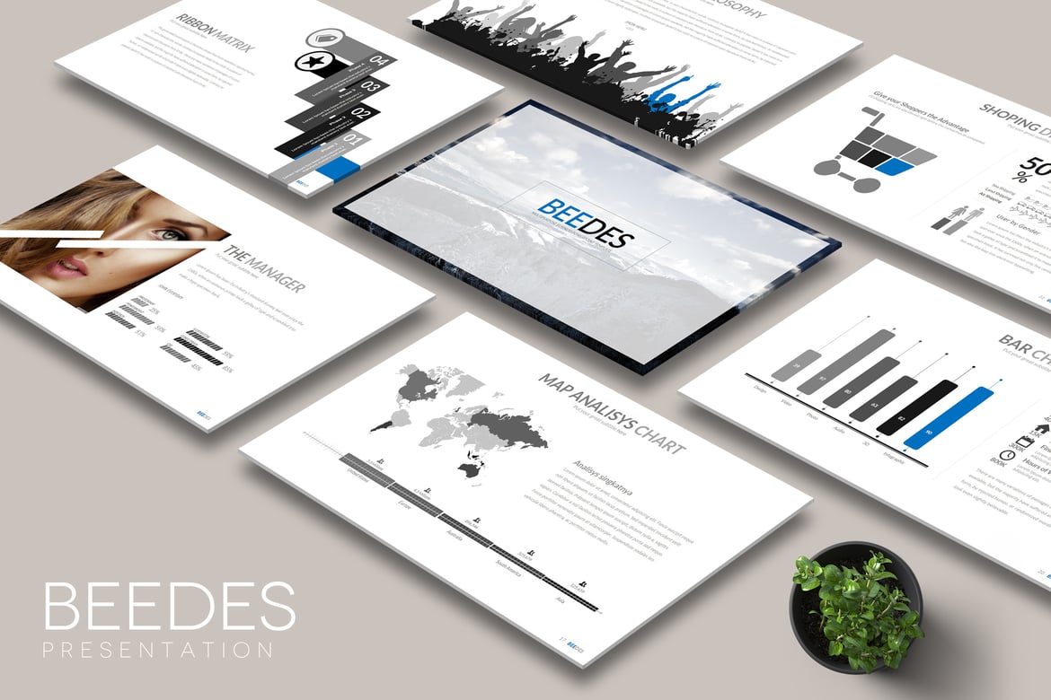 Template PowerPoint BEEDES: Solusi Presentasi Kreatif dan Profesional