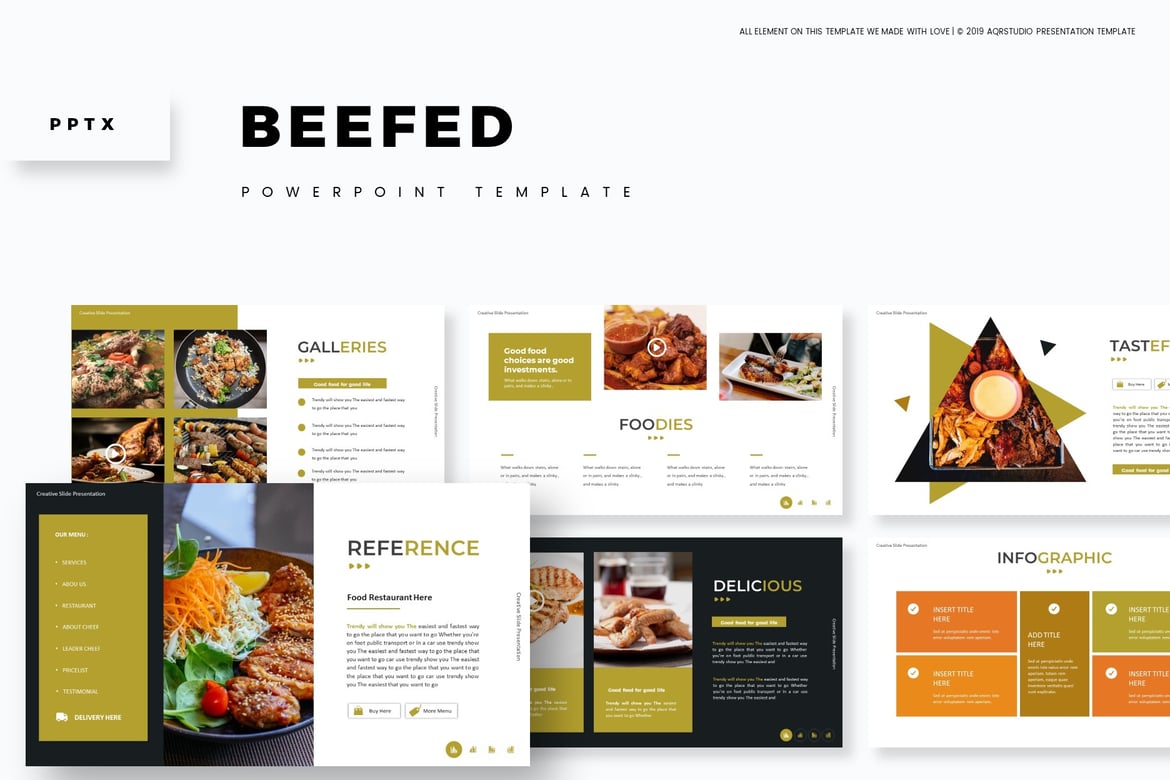 Template Powerpoint Beefed - Presentasi Menarik untuk Segala Kebutuhan