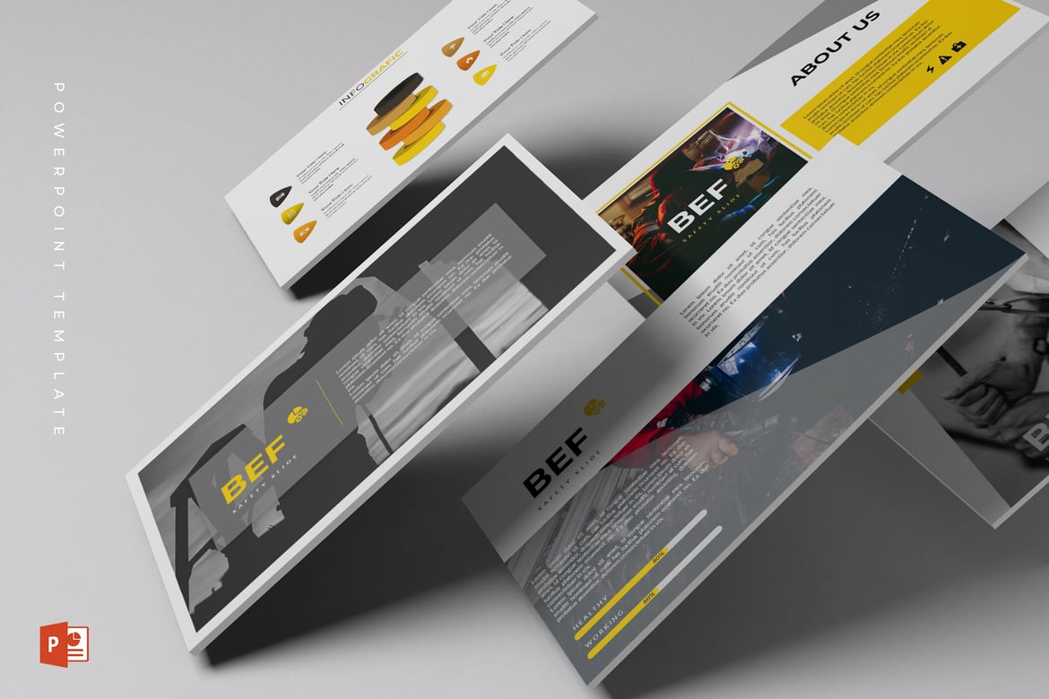 Template PowerPoint BEF - Solusi Presentasi Profesional