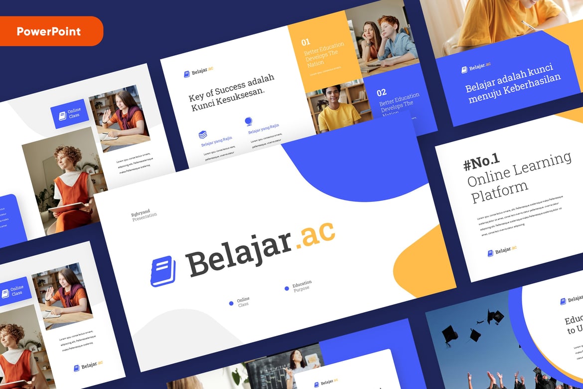 Template Powerpoint Profesional untuk Presentasi Beragam Kebutuhan