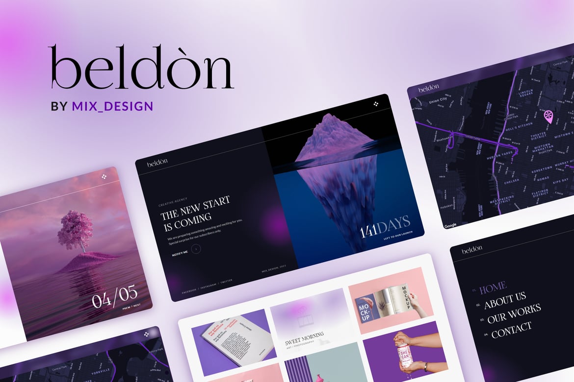 Beldon - Template Website Halaman Coming Soon dan Landing Page yang Menawan