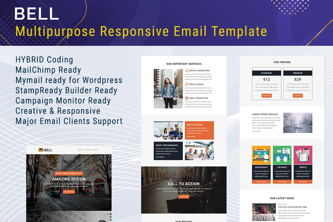 Template Email Responsif BELL untuk Bisnis Anda