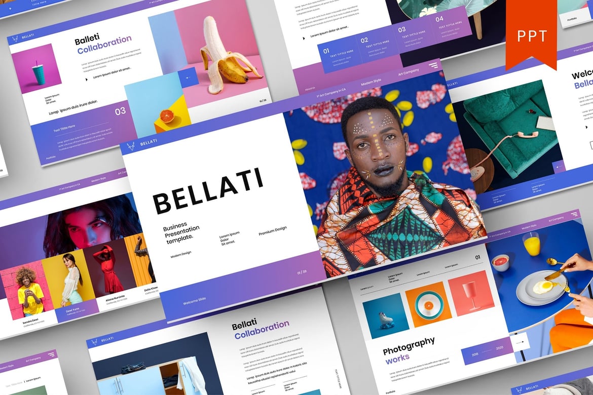 Template PPT Bellati – Solusi Presentasi Bisnis yang Menarik