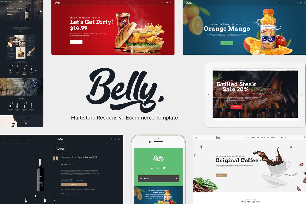 Belly - Tema WordPress E-commerce Serbaguna untuk Toko Anda