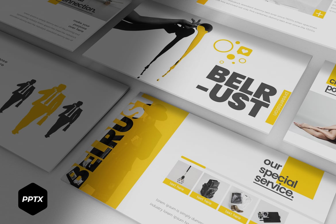 Belrust - Template Powerpoint Serbaguna yang Menarik