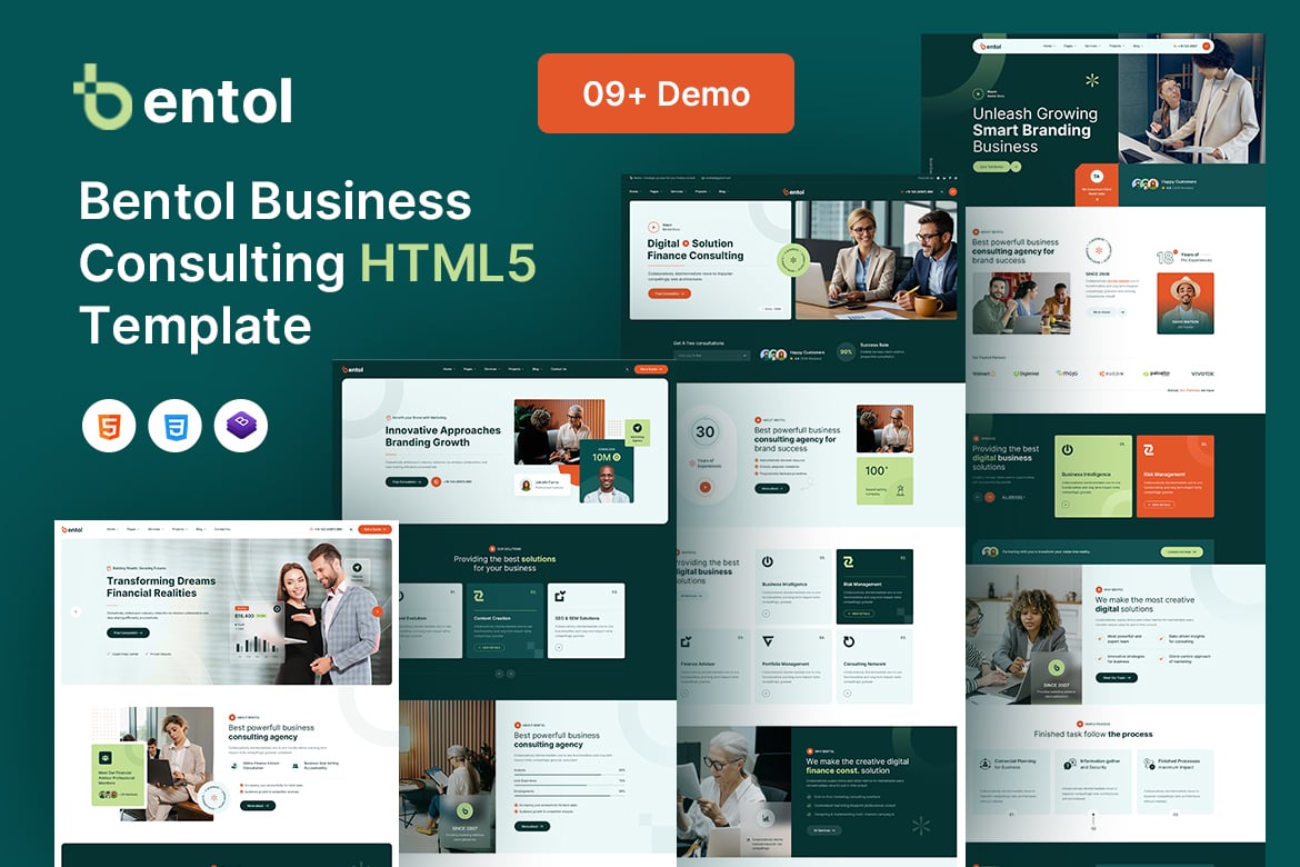 Bentol - Template Website Konsultasi Bisnis yang Menarik dan Responsif