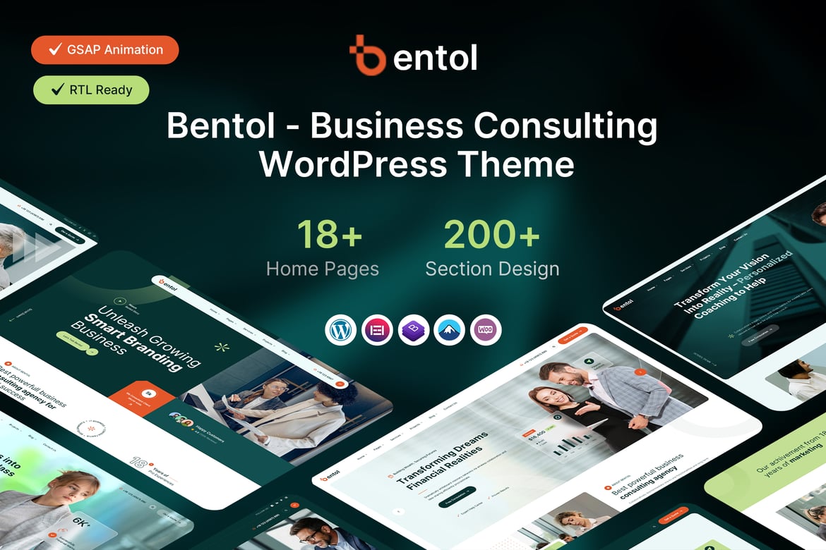 Bentol - Tema WordPress Konsultasi Bisnis yang Modern dan Fleksibel