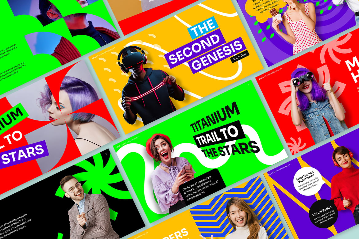 Template PowerPoint Kreatif untuk Presentasi Menarik