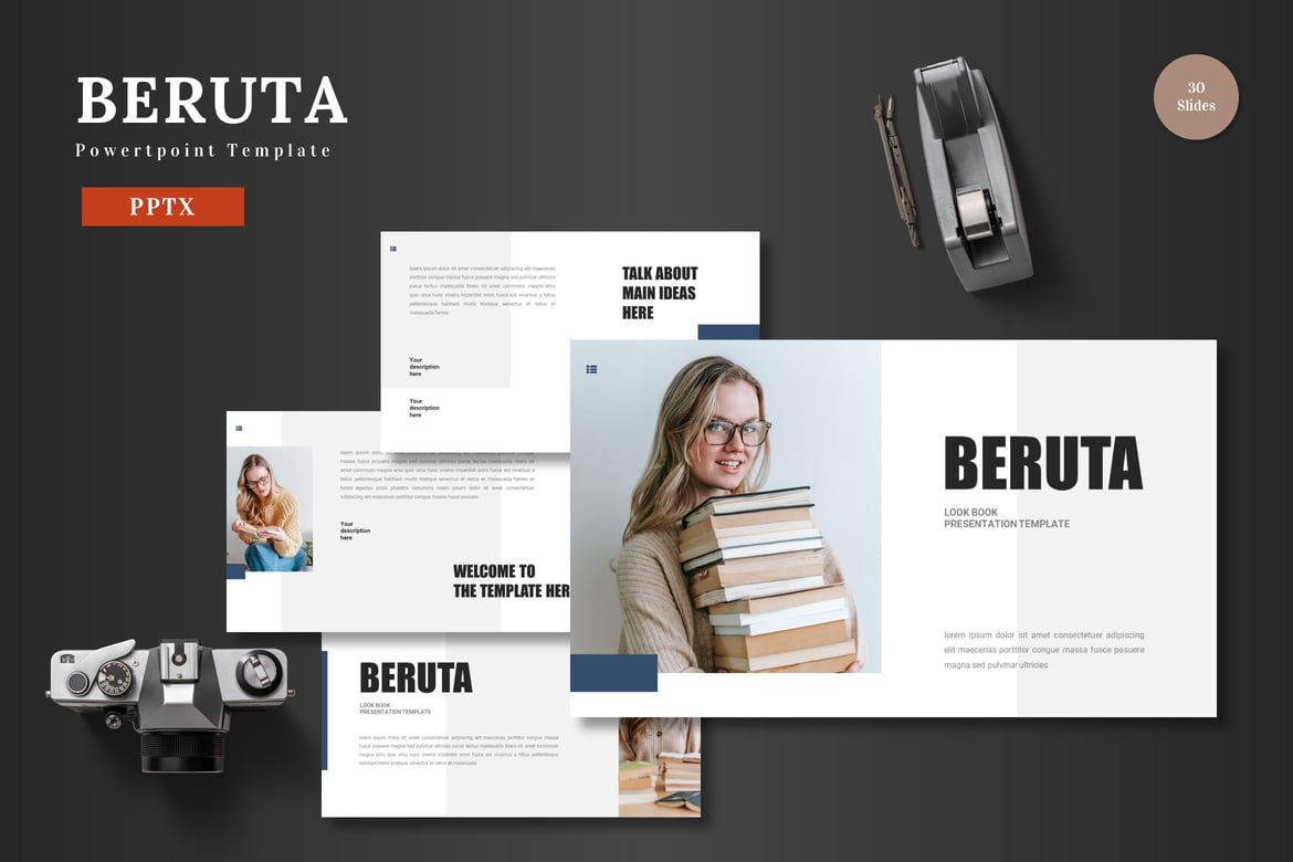 Template Presentasi Beruta - Solusi Powerpoint Kreatif Anda