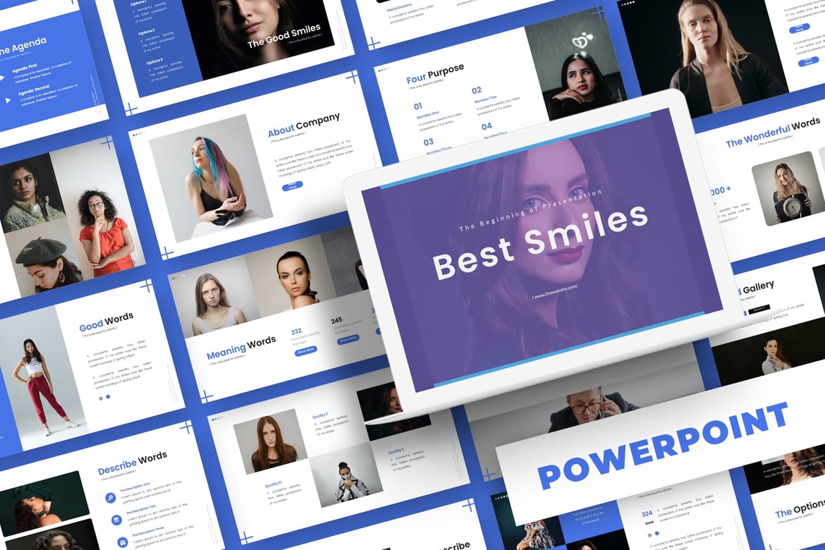 Template Powerpoint Terbaik - Best Smiles