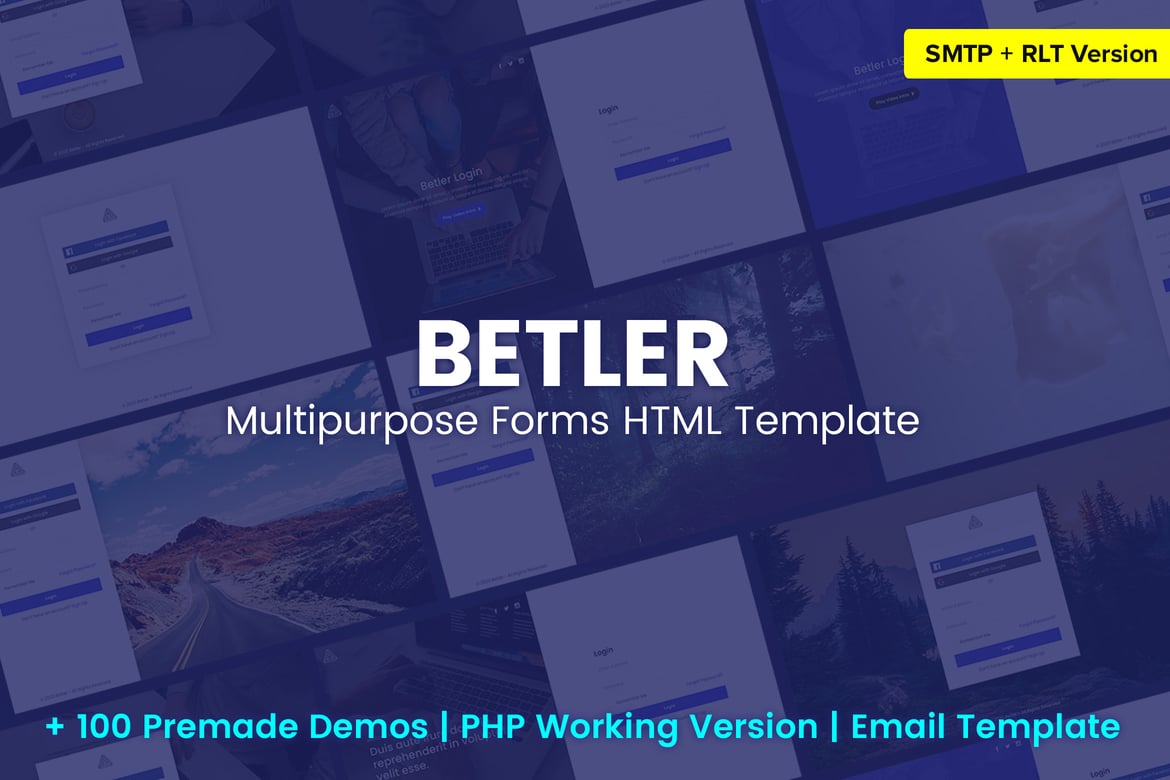 Betler - Template Website Formulir Serba Guna yang Modern dan Responsif
