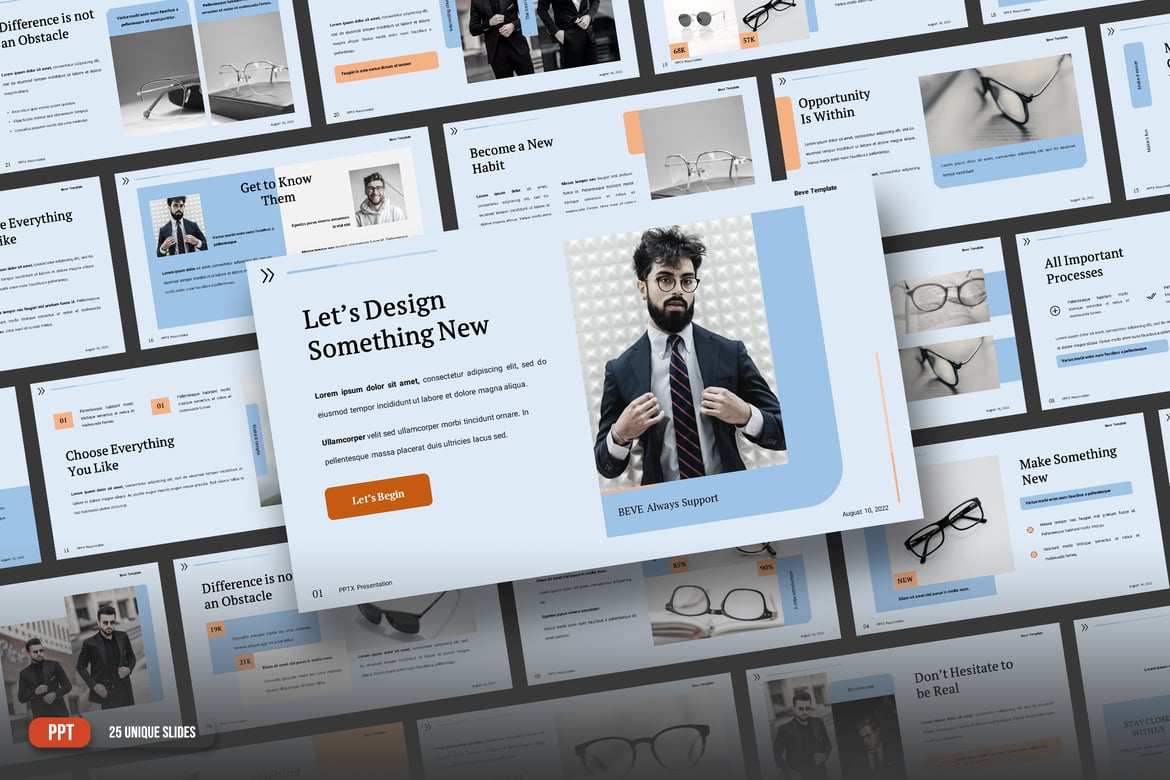 Beve - Template PowerPoint Katalog Produk yang Menarik