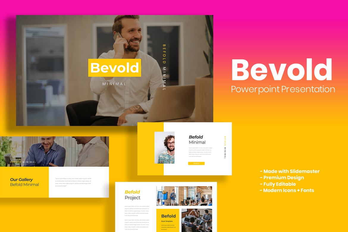 Template PowerPoint Bevold - Solusi Presentasi Multifungsi