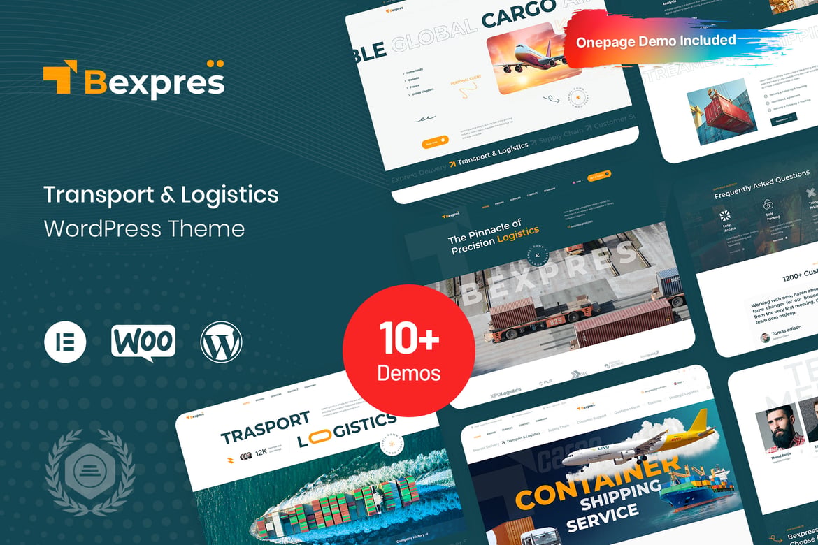Bexpres - Tema WordPress Transportasi & Logistik Terbaik
