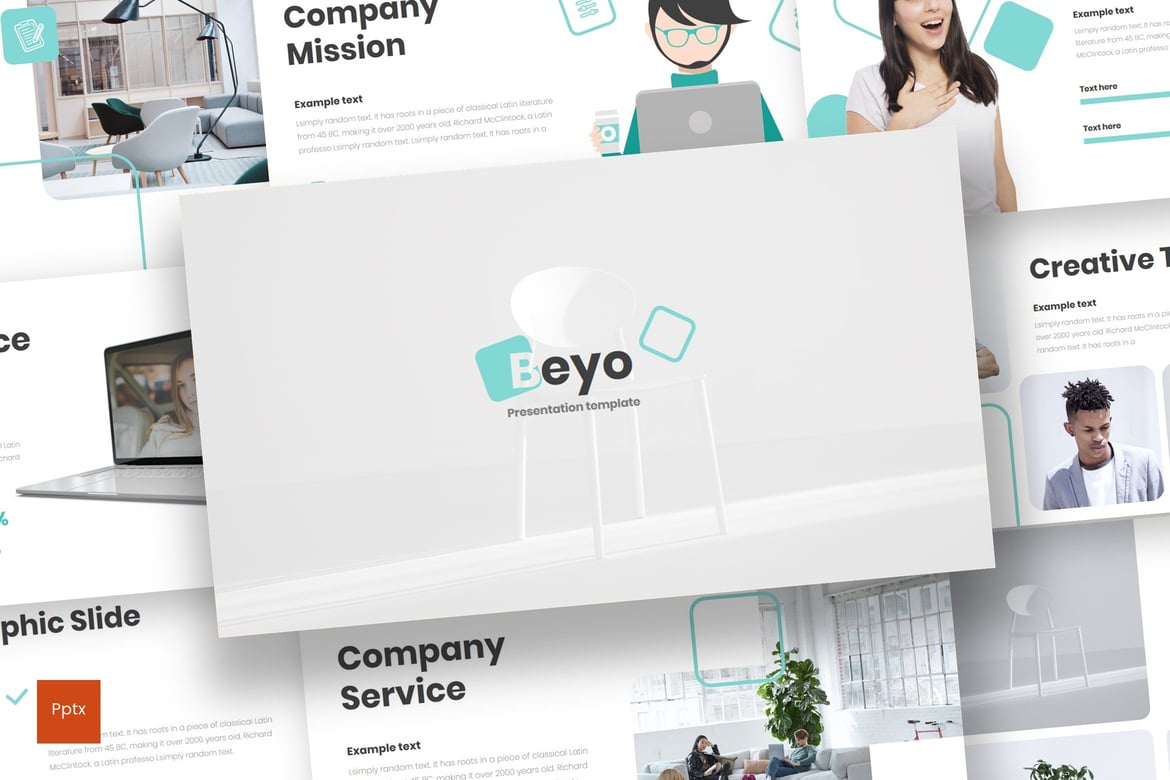 Beyo - Template Presentasi PowerPoint Modern dan Kreatif