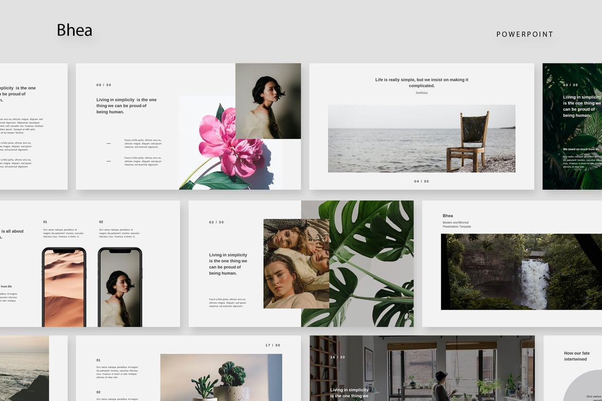 BHEA - Template Powerpoint Profesional untuk Segala Keperluan