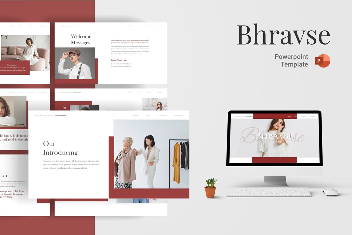 Template Powerpoint Bhravse - Solusi Presentasi Menarik
