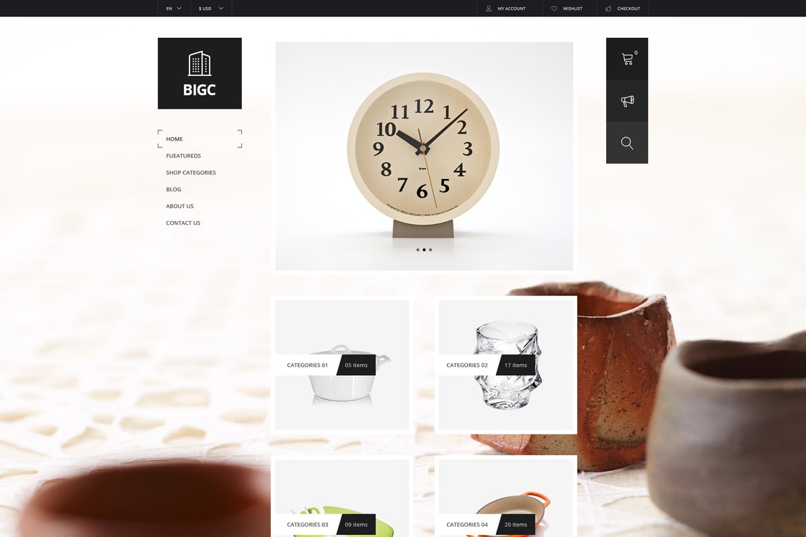 Big Shop - Template Website HTML Responsif Terbaik