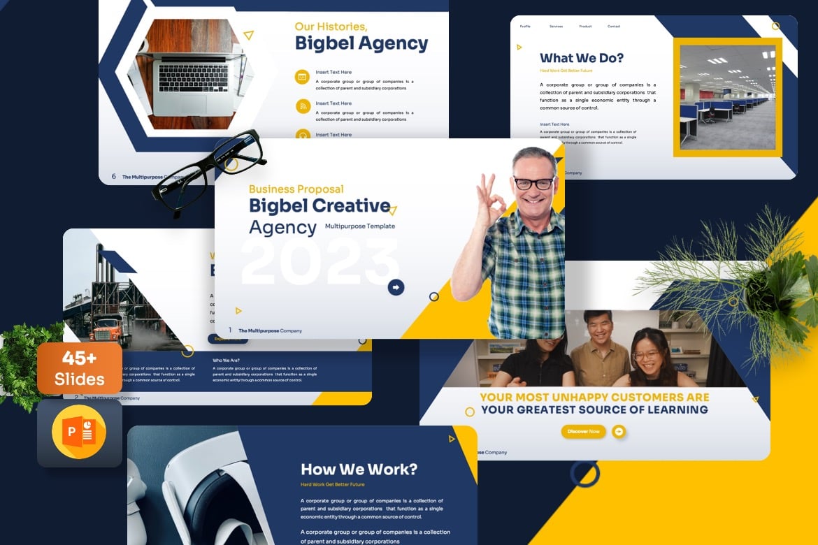 Bigbel - Template Presentasi Powerpoint Serbaguna