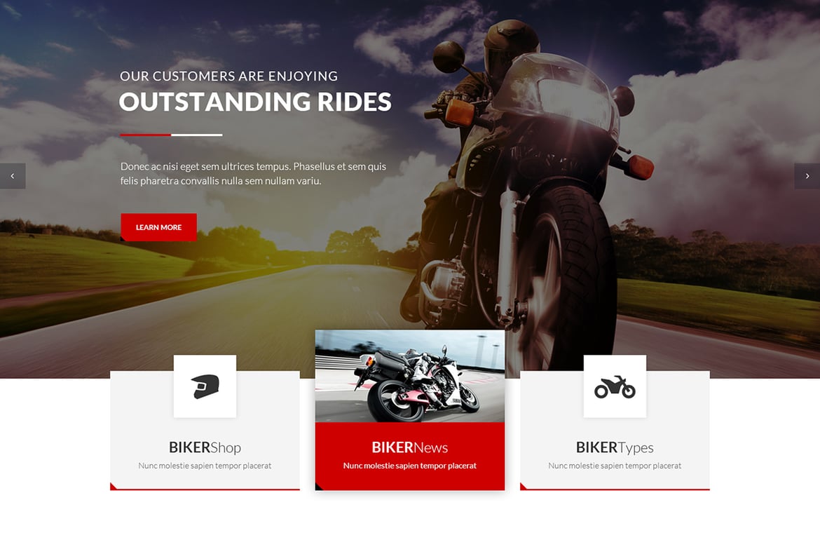 BikersClub - Template Website Responsif untuk Pecinta Motor