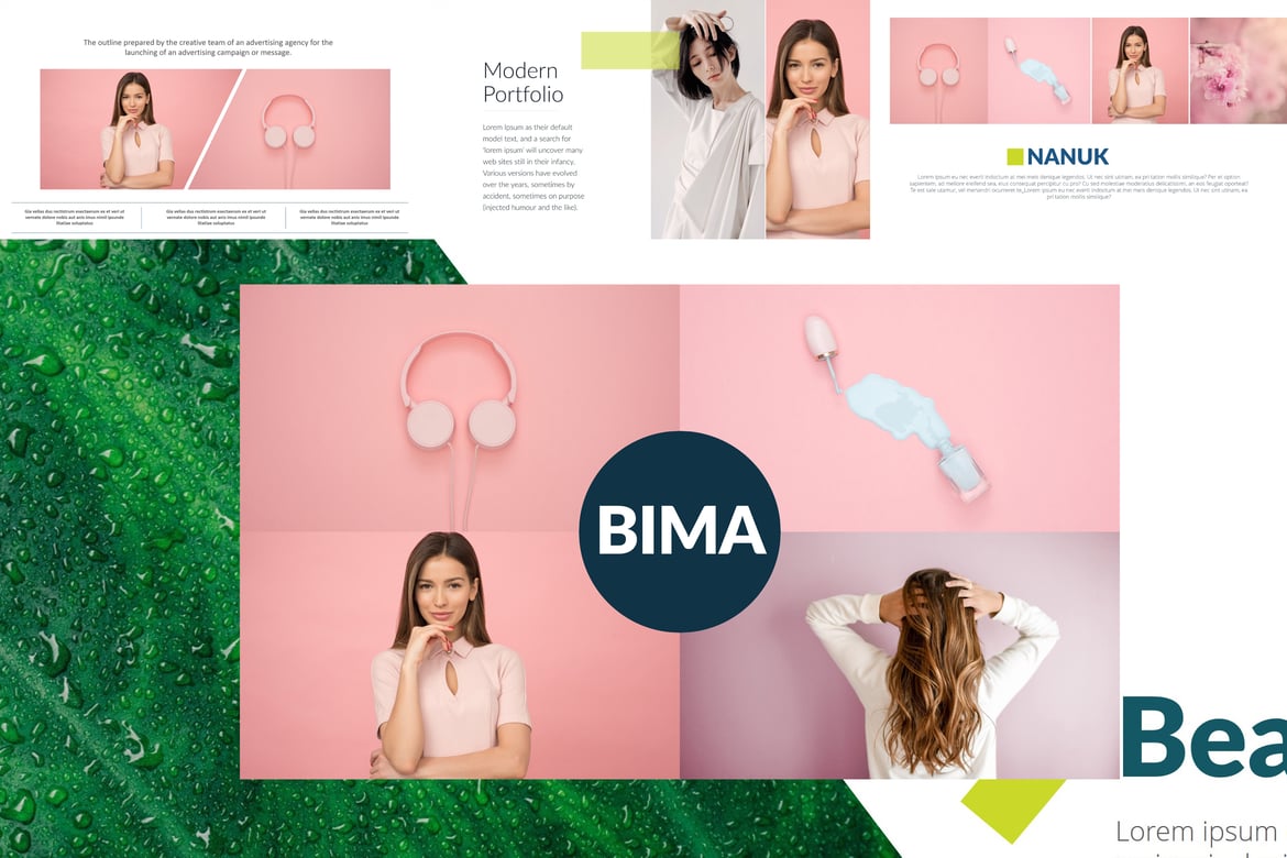 Template PowerPoint BIMA yang Kreatif dan Serbaguna