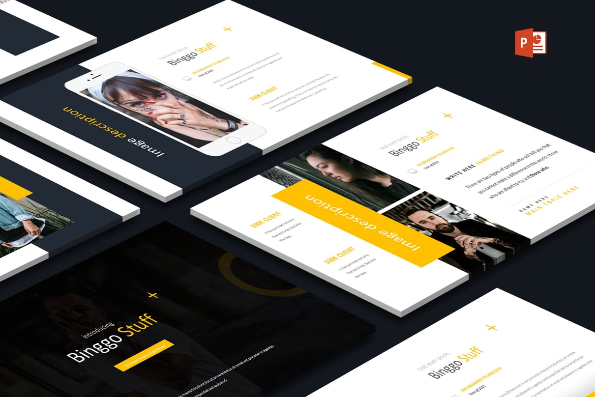 Binggo - Template Presentasi PowerPoint Kreatif dan Serbaguna