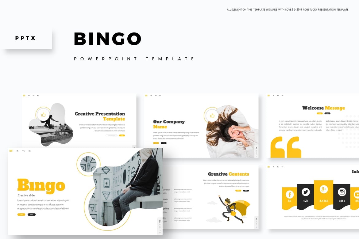 Template PowerPoint Bingo - Solusi Presentasi yang Menarik