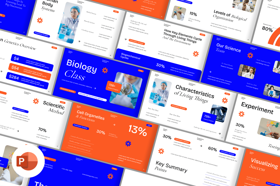 Template Presentasi PowerPoint Biologi yang Menarik dan Efektif