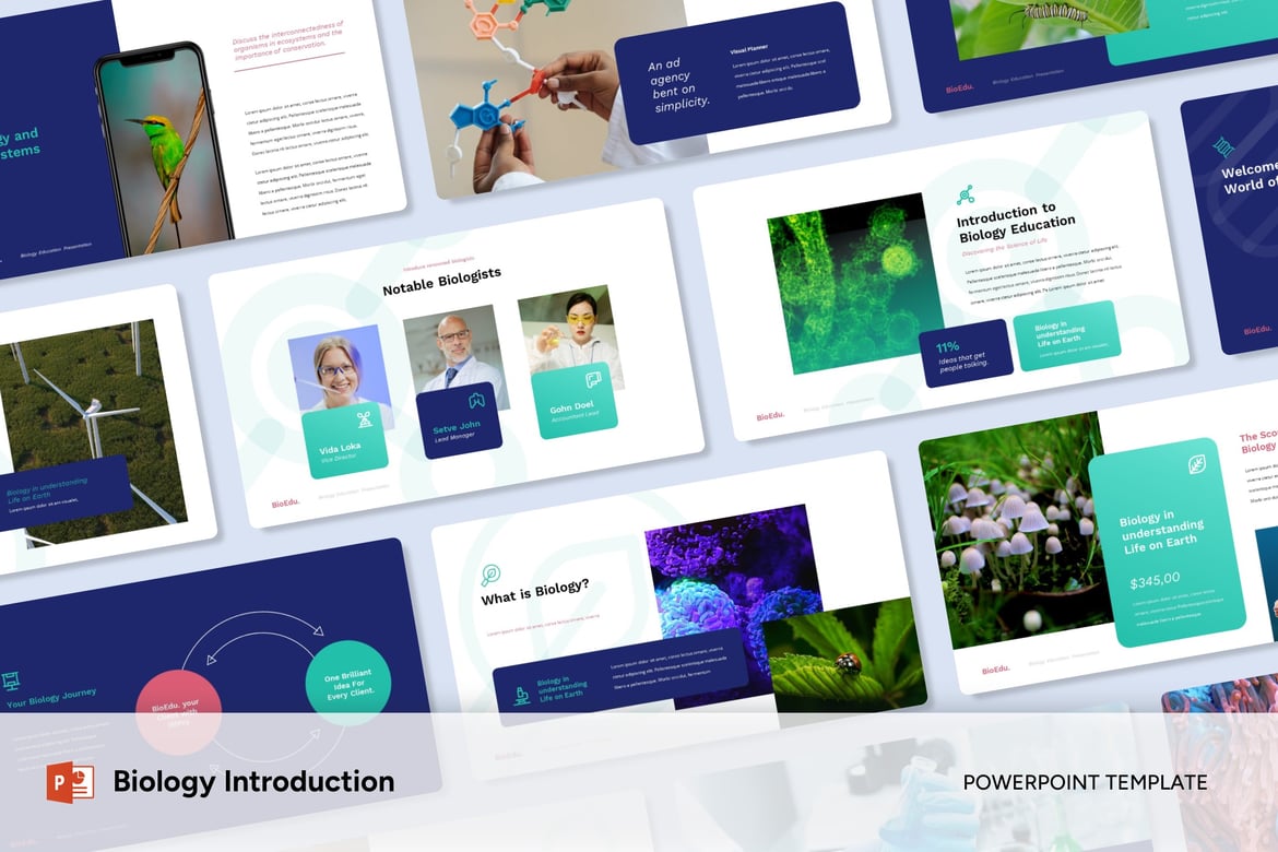 Template Presentasi Biologi yang Menarik dan Informatif