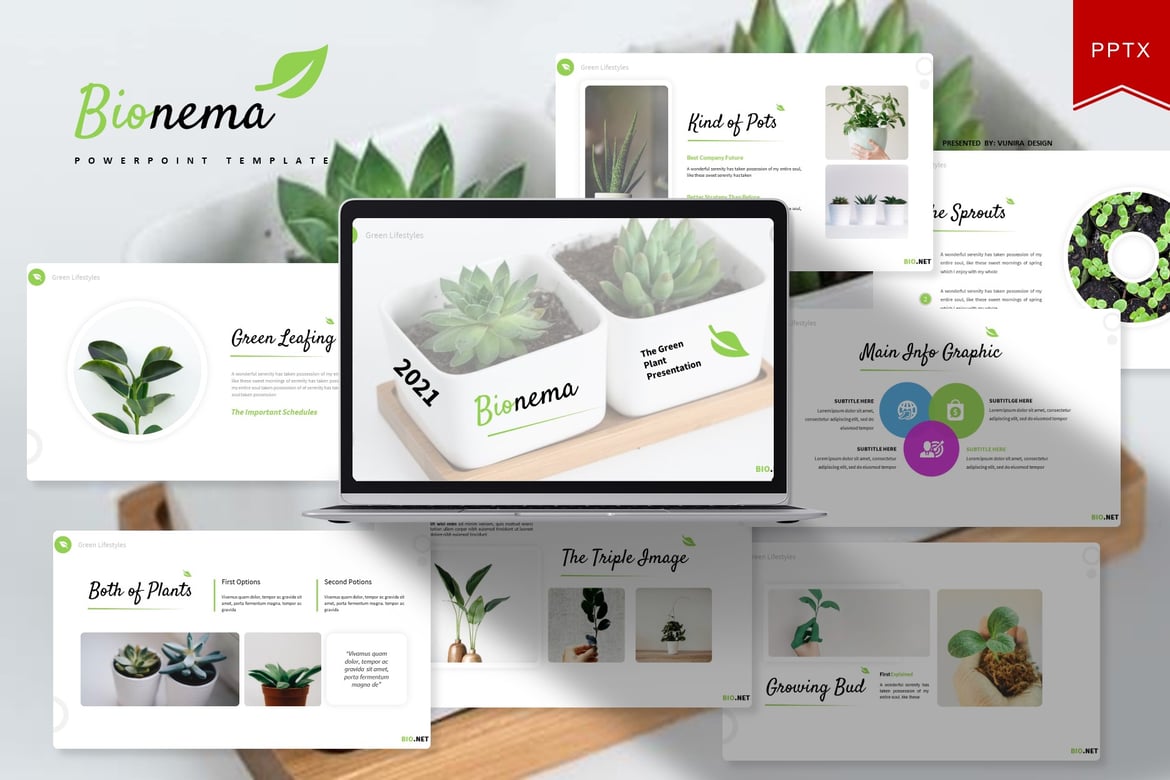 Bionema | Template PowerPoint Profesional untuk Presentasi Menarik