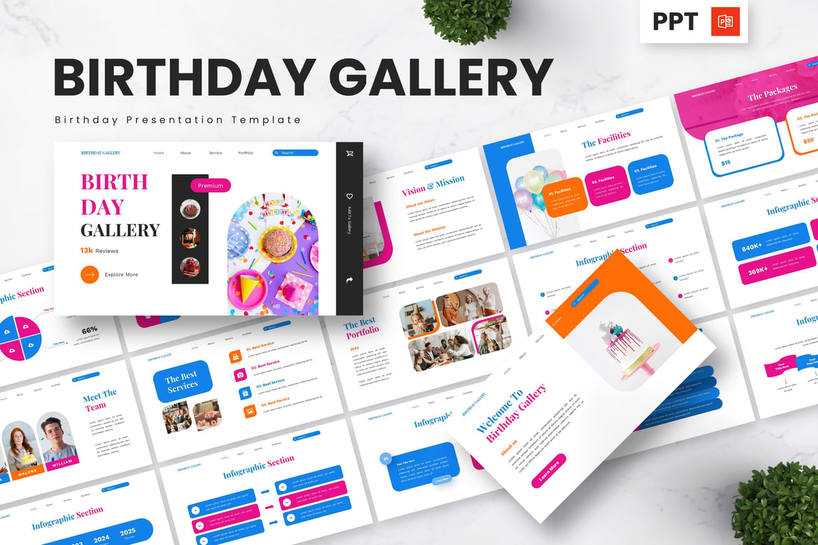 Template Powerpoint Ulang Tahun - Galeri Ulang Tahun yang Menarik