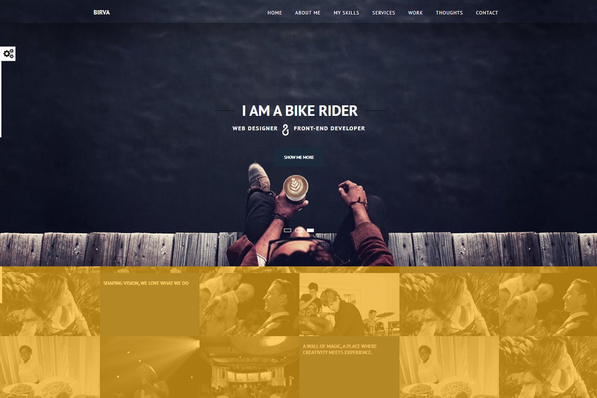 BIRVA - Template Website Portofolio Responsif yang Menawan