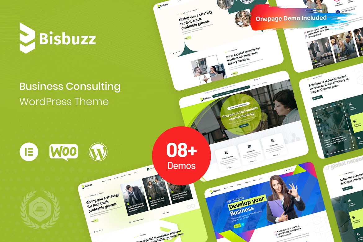 Bisbuzz - Tema WordPress Konsultasi Bisnis Terbaik