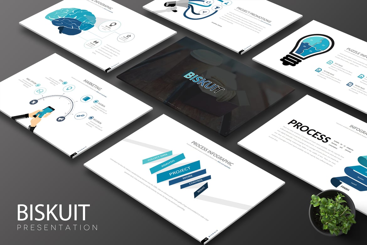 Template PowerPoint Biskuit: 30 Slide Kreatif untuk Presentasi Menarik