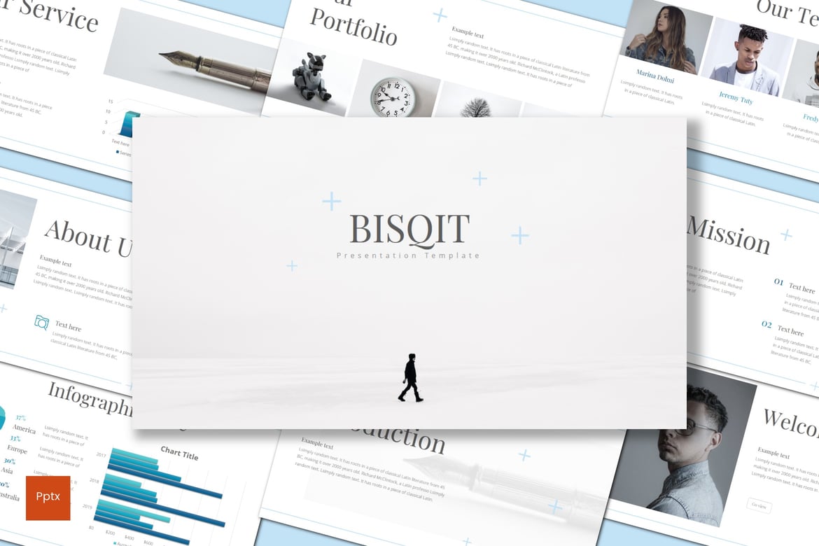 Template Presentasi Bisqit - Kreatif dan Minimalis untuk Semua Kebutuhan