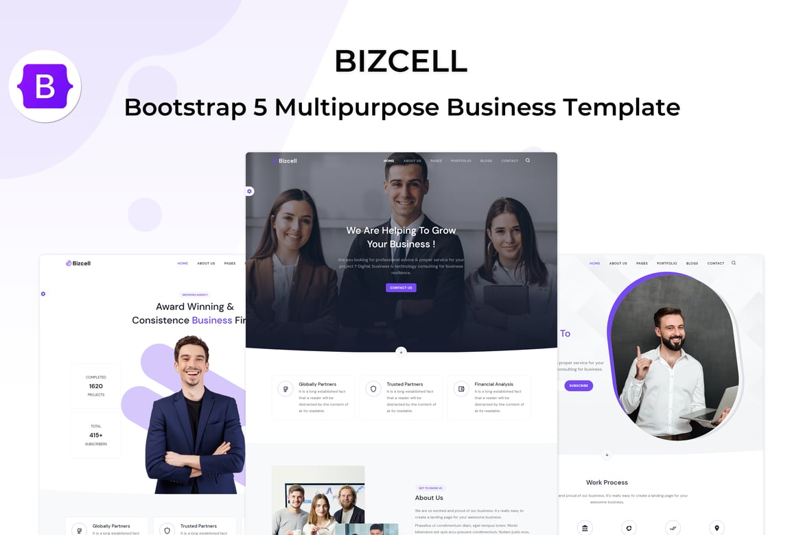 Bizcell - Template Website Bisnis Bootstrap 5 yang Modern dan Responsif