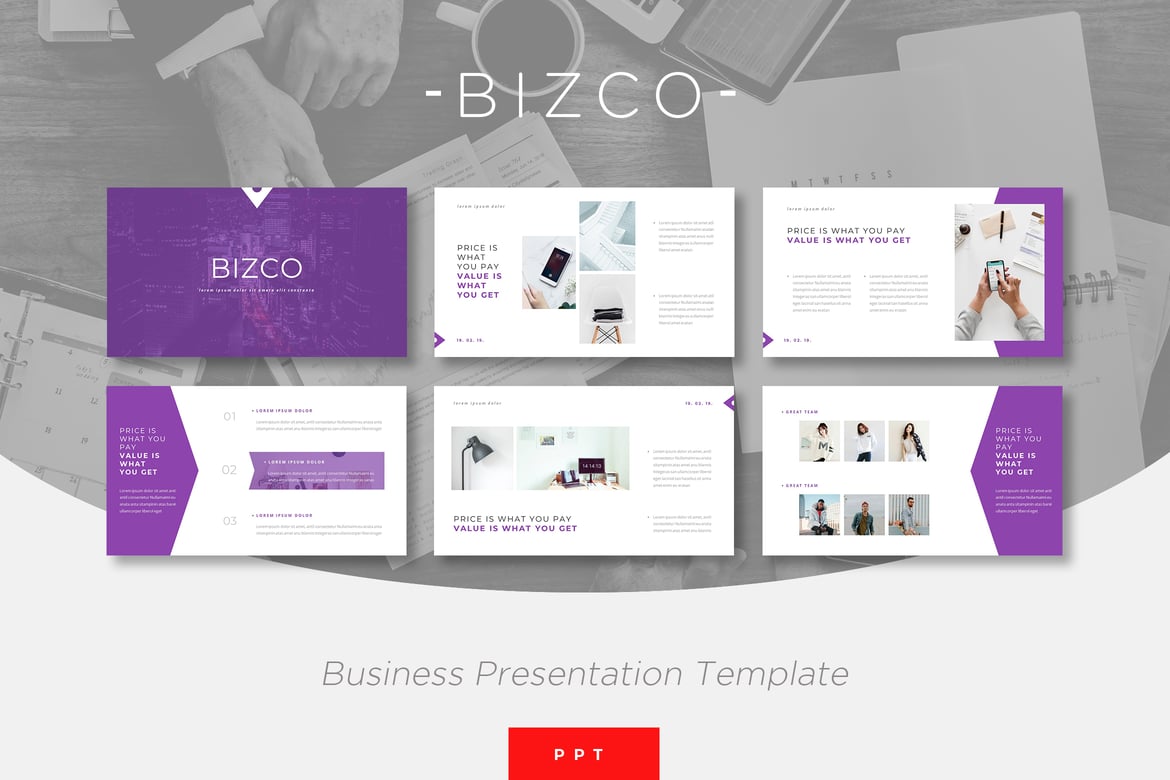 Template Presentasi PowerPoint Bizco - Solusi Bisnis Profesional Anda