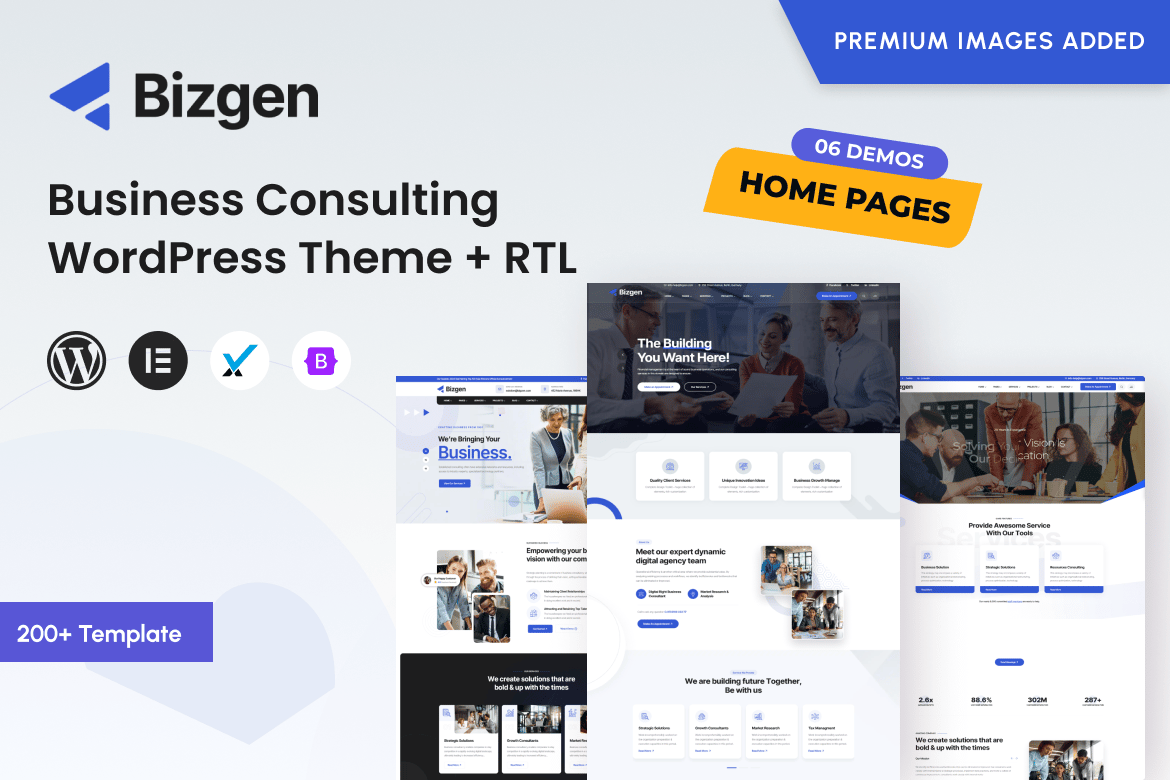 Bizgen - Tema WordPress Bisnis Profesional dengan Dukungan RTL