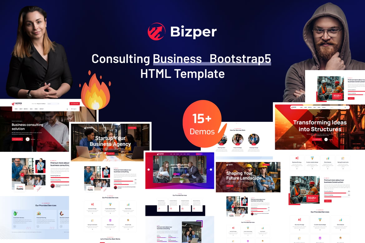 Bizper - Template Website Konsultasi Bisnis Bootstrap5 yang Menarik