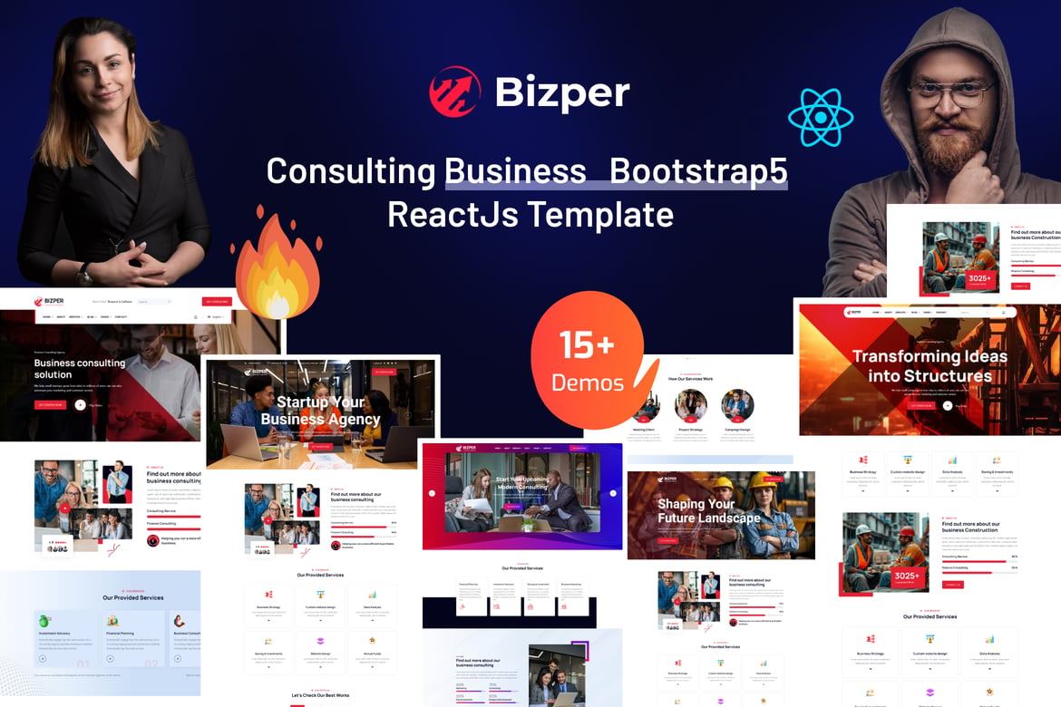 Bizper - Template Website Konsultasi Bisnis yang Modern dan Fleksibel