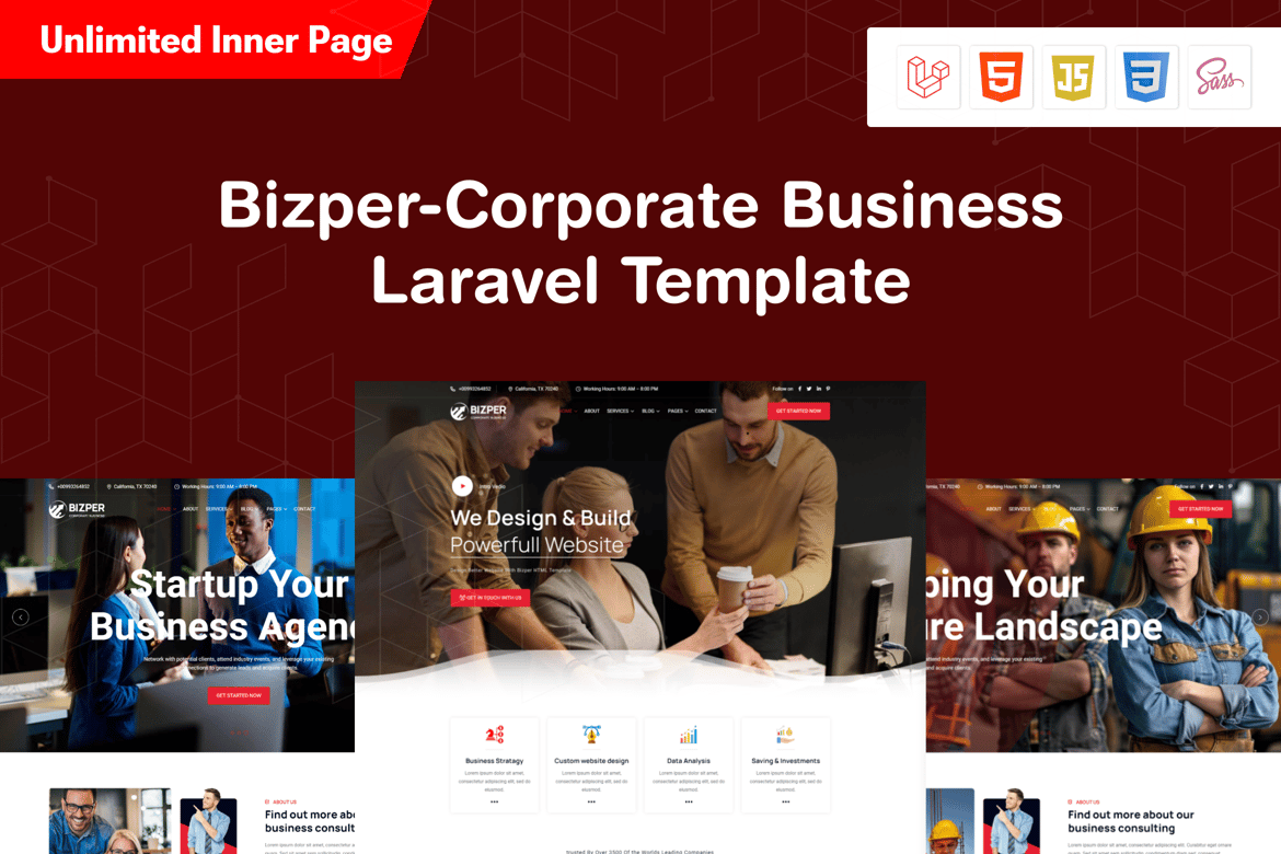 Bizper - Template Website Konsultasi Laravel 11 yang Menarik