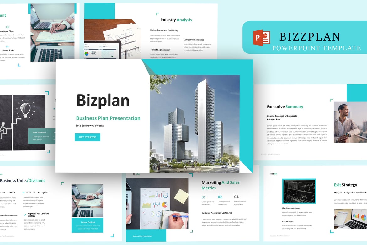 Template PPT Bizplan - Solusi Presentasi Rencana Bisnis Anda