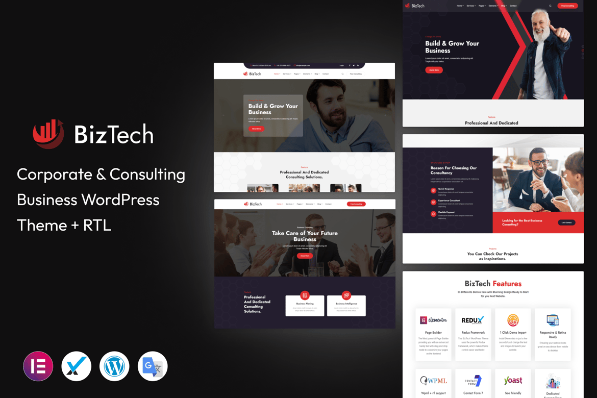 Tema WordPress Biztech - Solusi Ideal untuk Bisnis Konsultasi Anda