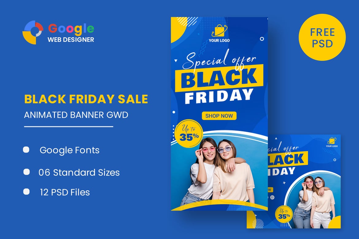 Promo Black Friday: Template Banner Fashion HTML5 Menarik untuk Bisnis Anda