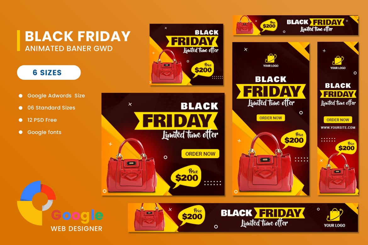 Diskon Black Friday: Template Banner HTML5 Menarik untuk Semua Bisnis