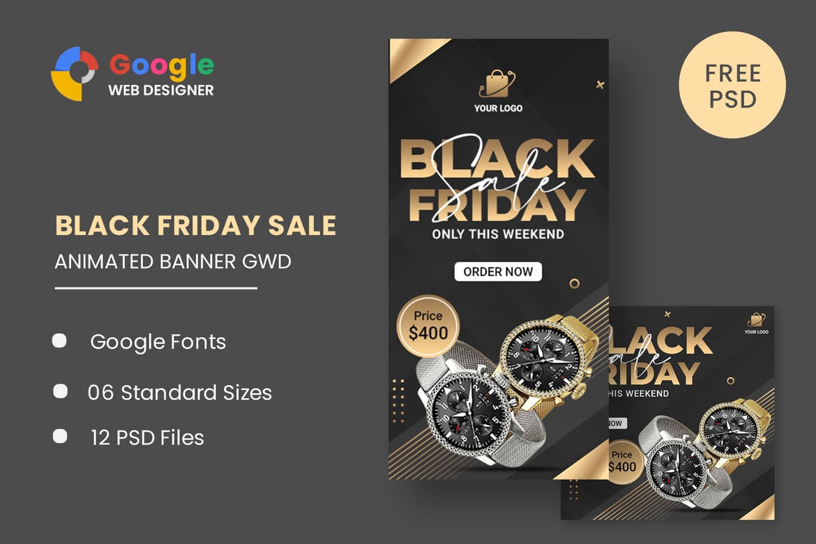 Diskon Black Friday: Template Banner HTML5 Menarik untuk Bisnis Anda