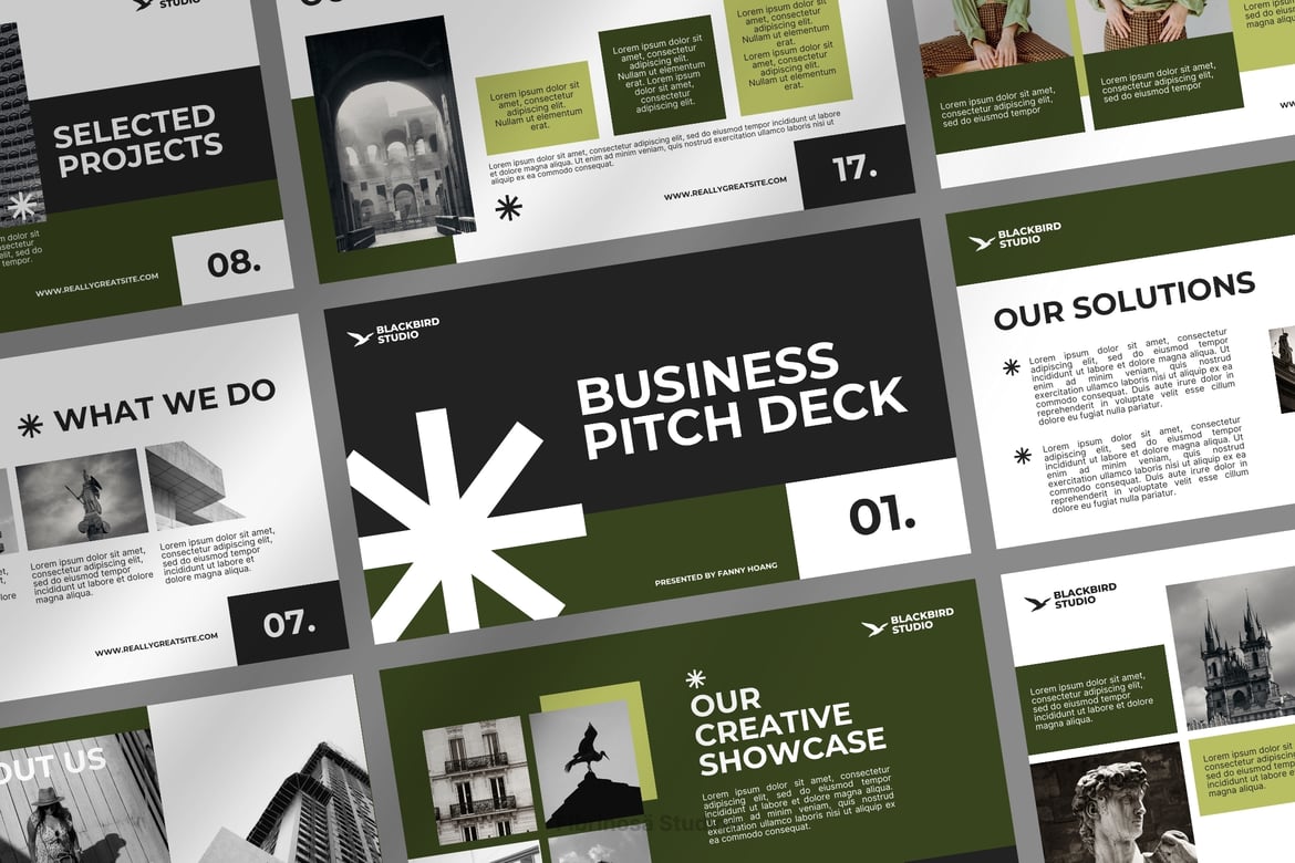 Blackbird - Template Presentasi PowerPoint yang Menarik